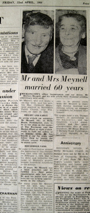 Pocklington Times 1966